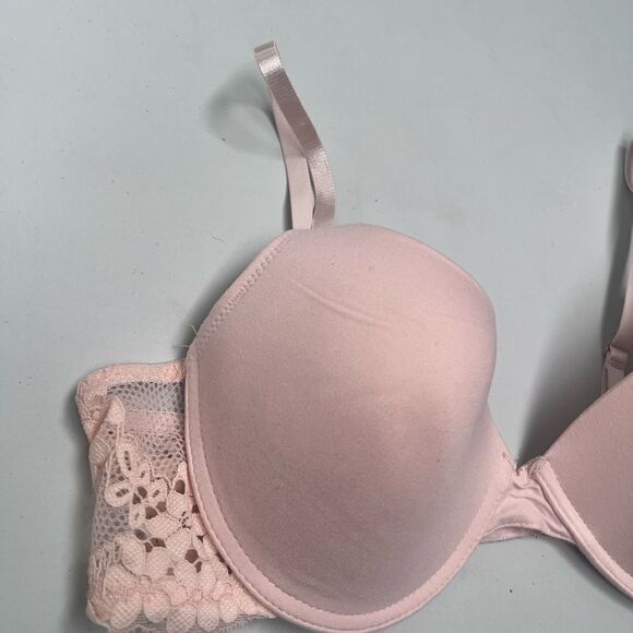 Jessica Simpson Bra Gray Padded Underwire Adjustable Clasp Back 36C - Picture 2 of 6